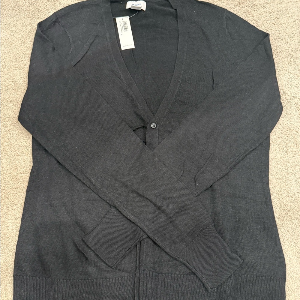 NWT Old Navy Black Cardigan Sweater size Medium